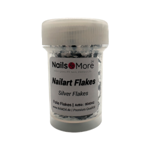 Nailart Folien Flakes | Silver Flakes
